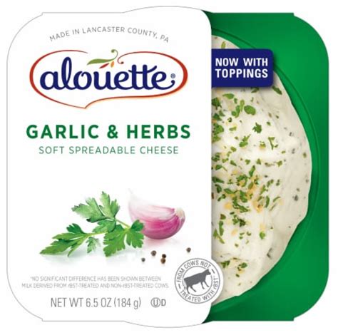 Alouette® Garlic & Herb Soft Spreadable Cheese, 6.5 oz - Kroger