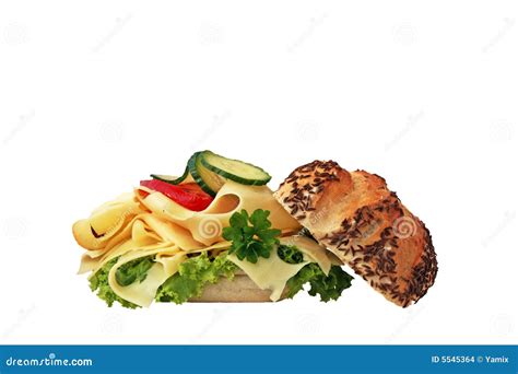 Deli Cheese Sandwich stock photo. Image of snack, deli - 5545364