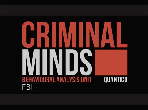 Criminal Minds Logo by Obeyshi on DeviantArt