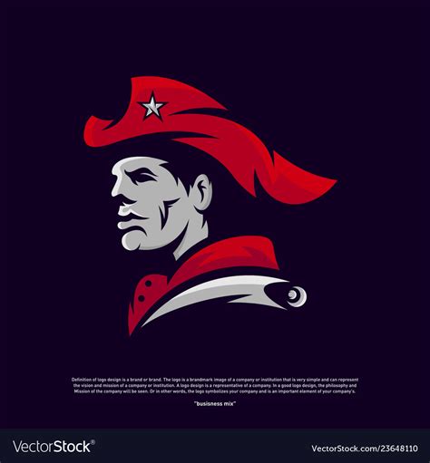 Patriots logo design head logo design Royalty Free Vector