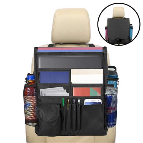 lebogner Car Organizer, Front Seat Storage Organizer, Small Driver ...