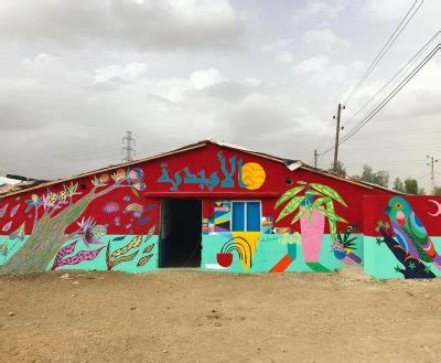 Brazilian Graffiti Artists and Young Syrians Are Painting Refugee Camp ...