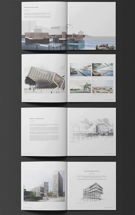 Architecture Portfolio Design Templates