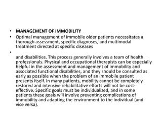 Immobility | PPT