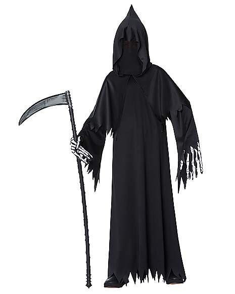 Kids Grim Reaper Costume - Deluxe - Spirithalloween.com