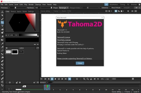 Tahoma2D 1.1 keyboard shortcuts ‒ DefKey