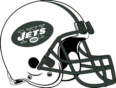 New York Jets Helmet Rightface - New York Jets Helmet Logo Clipart ...