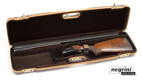 Negrini OU/SxS Deluxe Shotgun Case for Travel - 1602LX/4704