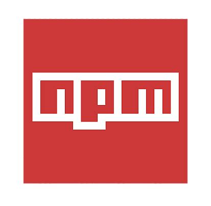 npm logotipo quadrado PNG transparente - StickPNG