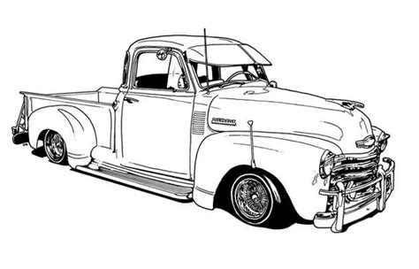 Lowrider Truck Drawings at PaintingValley.com | Explore collection of ...