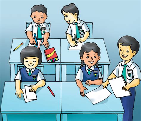 Detail Gambar Kartun Siswa Sedang Belajar Di Kelas Koleksi Nomer 11