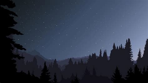 Forest in the night. 2290052 Vector Art at Vecteezy