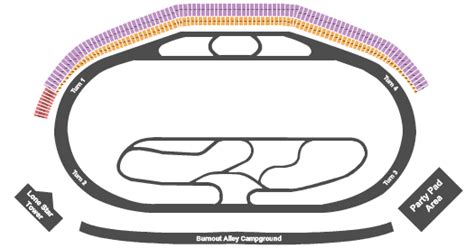 Texas Motor Speedway Seating Chart + Rows, Seats and Club Seats