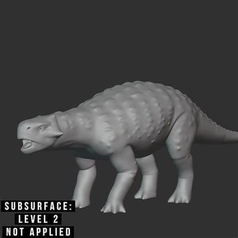 3D model Minmi Dinosaur Basemesh VR / AR / low-poly | CGTrader