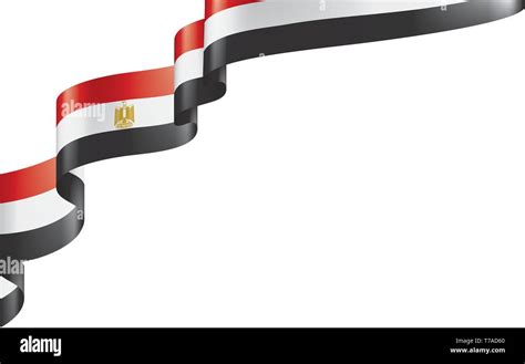 Egypt flag, vector illustration on a white background Stock Vector ...