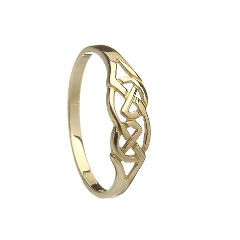 10ct Celtic design ring yellow - Celtic Designs Jewelry