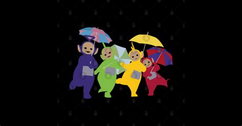 teletubbies with umbrellas - Teletubbies - Posters and Art Prints ...