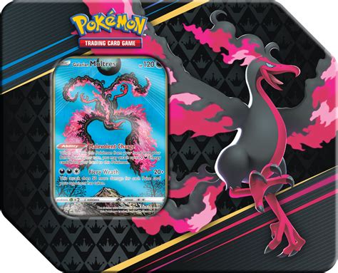 Pokemon TCG: Crown Zenith Galarian Tin Collection - Moltres - 820650851940