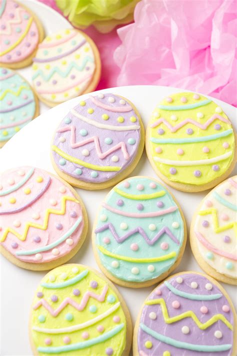 Delicious Easter Egg Cookies