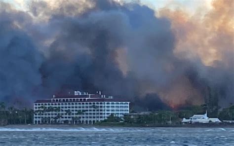 PHOTO What's Left Of Buildings And Structures On Lahaina Shores