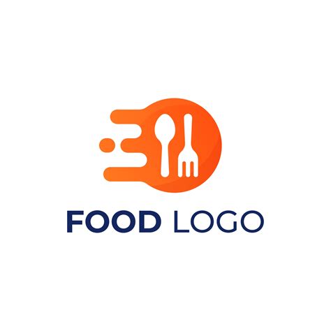 Food Logo. Spoon, Fork Icon Illustration Symbol For Fast Delivery App ...