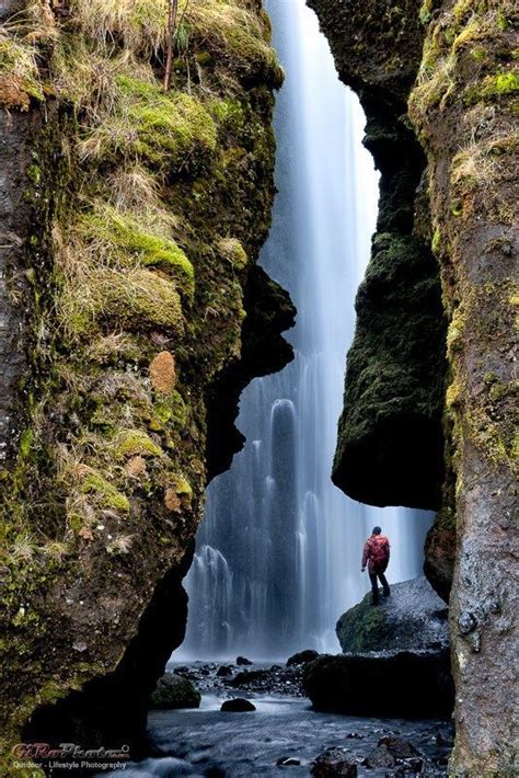 Gljúfrafoss - Waterfall Cave | Водопады, Туристическая фотография ...