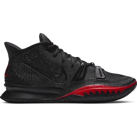 NIKE KYRIE 7 BLACK/BLACK-UNIVERSITY RED-WHITE