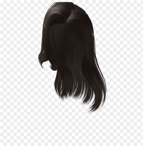 Free Roblox Black Hair PNG Transparent With Clear Background ID 471523 ...