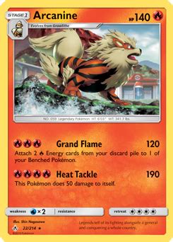 Growlithe Pokemon Card