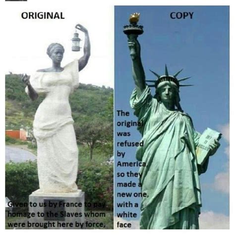 The Original Statue of Liberty presented to the U.S. was a Statue of a ...