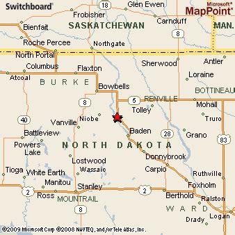 Kenmare, North Dakota Area Map & More