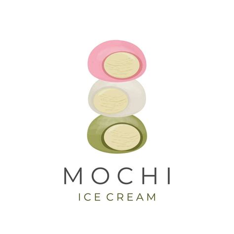 Mochi Ice Cream Pile Illustration Logo 25275472 Vector Art at Vecteezy