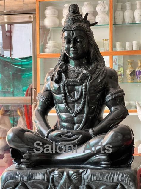 Meditating Shiva, Shiva Marble Statue, Art Object, Collectibles, Stone ...