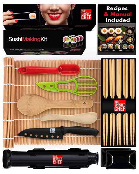 Sushi Making Kit – The Trusted Chef Sushi Making kit for beginners ...