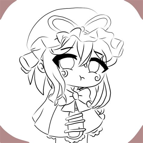 Cute gacha line art [I HOPE YOU LIKE IT:)] IT'S NOT MY OC Drawing Base ...