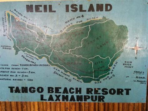 Unscaled Map of Neil ISland - Picture of Neil Island, Havelock Island ...