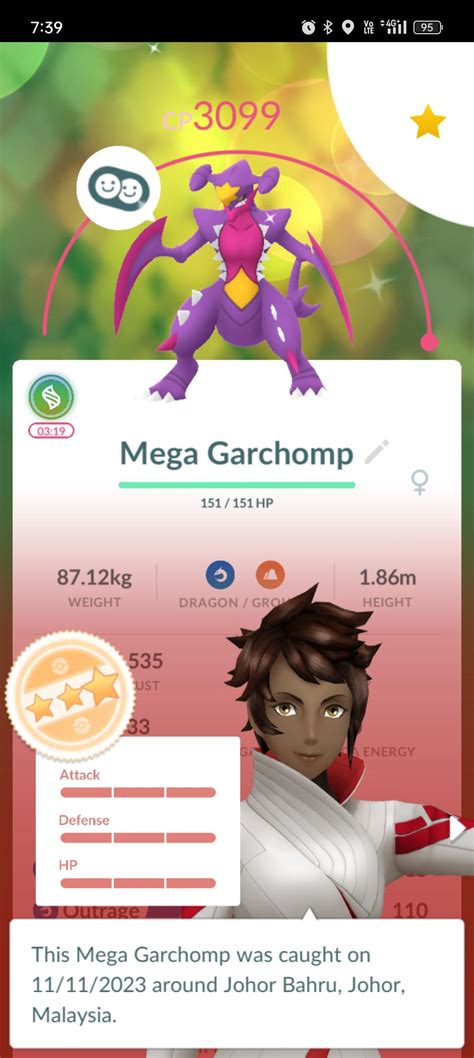 cought this on my third ever garchomp raid : r/PokemongoAdults