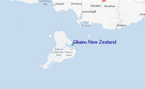 Oban, New Zealand Tide Station Location Guide