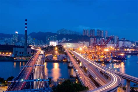 18 June 2007 the Tsing Yi South Bridge, Hong Kong Stock Image - Image ...