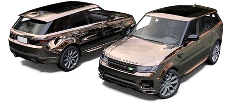 Range Rover Sport Rose Gold Wrapped - Reforma UK