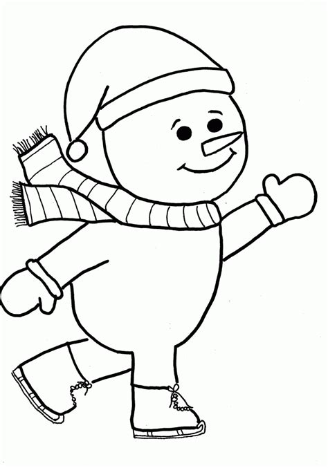 Free Printable Snowman Coloring Pages For Kids