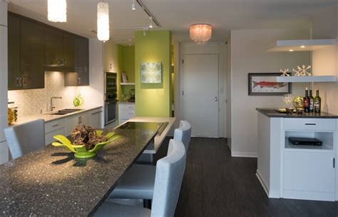 Urban Contemporary Condo Kitchen | Minneapolis, MN | Mingle | Condo ...