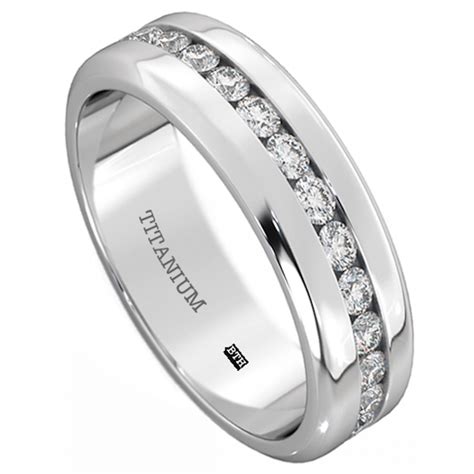 Mens Titanium 6mm Wide Classic Unisex Wedding Engagement Band Ring