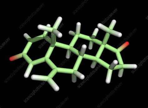 Exemestane breast cancer drug molecule - Stock Image - A624/0427 ...