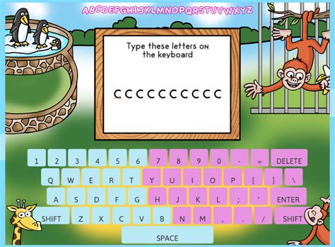 ABCya! • Keyboard Zoo | Learn to Type | Learn to type, Kids app, Free ...