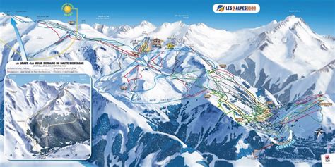 Les Deux Alpes Piste Map | Les Deux Alpes Area Map