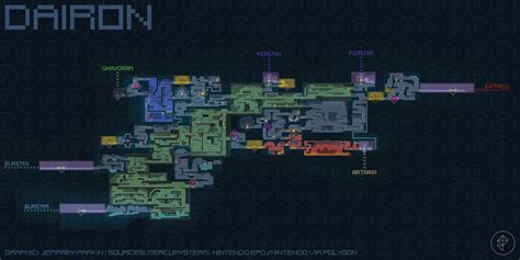 All Metroid Dread maps - Polygon