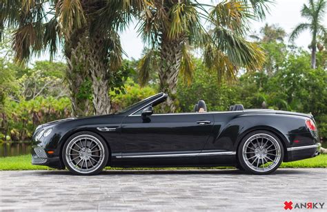 The Impeccable Black Convertible Bentley Continental Sees Exterior ...