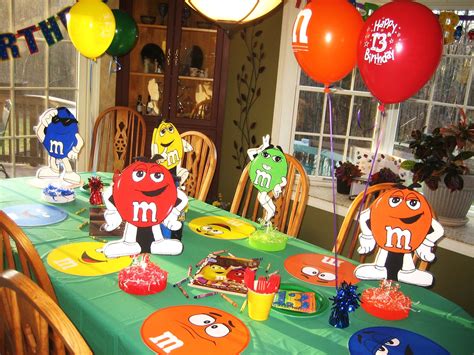 M & M Birthday Themed Party Supplies and Invitations | Party themes ...