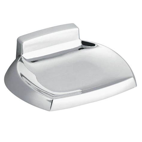 MOEN Contemporary Wall Mounted Soap Holder in Chrome P5360 - The Home Depot